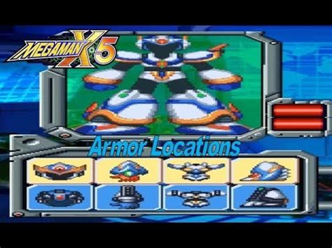 mega man x5 armor locations.